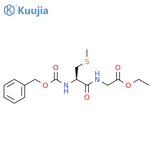 Glycine, N-[S-methyl-N-[(phenylmethoxy)carbonyl]-L-cysteinyl]-, ethyl ester (9CI) structure