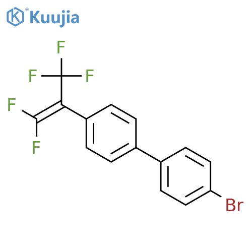 1,1'-Biphenyl, 4-bromo-4'-[2,2-difluoro-1-(trifluoromethyl)ethenyl]- structure