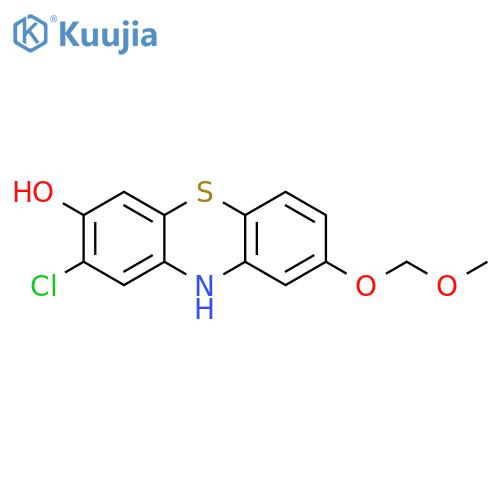 10H-Phenothiazin-3-ol, 2-chloro-8-(methoxymethoxy)- structure