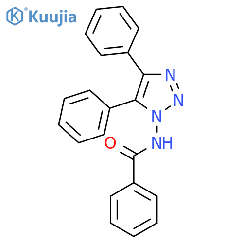 Benzamide, N-(4,5-diphenyl-1H-1,2,3-triazol-1-yl)- structure