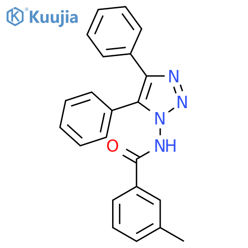 Benzamide, N-(4,5-diphenyl-1H-1,2,3-triazol-1-yl)-3-methyl- structure