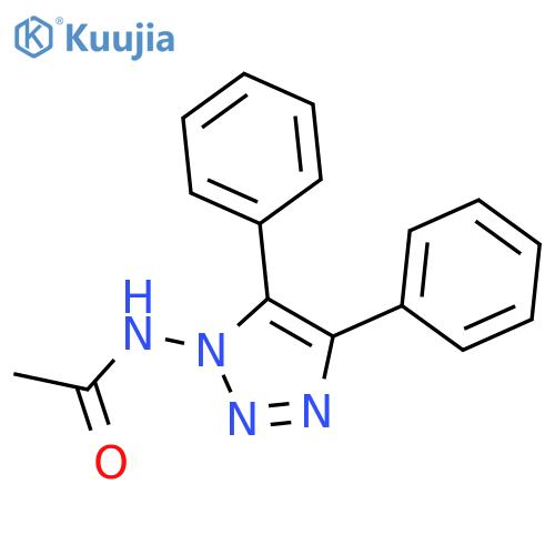 Acetamide, N-(4,5-diphenyl-1H-1,2,3-triazol-1-yl)- structure