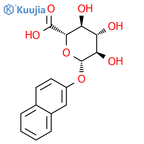 b-D-Glucopyranosiduronic acid,2-naphthalenyl structure
