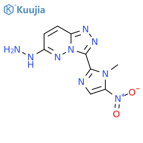 1,2,4-Triazolo[4,3-b]pyridazin-6(5H)-one,3-(1-methyl-5-nitro-1H-imidazol-2-yl)-, hydrazone structure