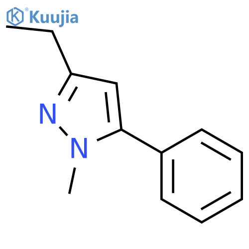 1H-Pyrazole, 3-ethyl-1-methyl-5-phenyl- structure