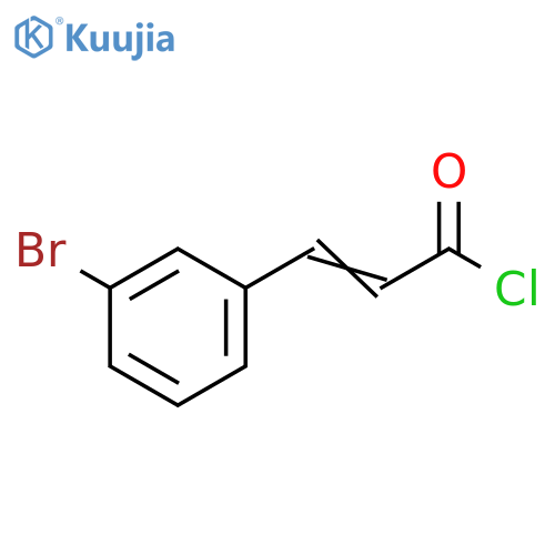 2-Propenoyl chloride, 3-(3-bromophenyl)- structure