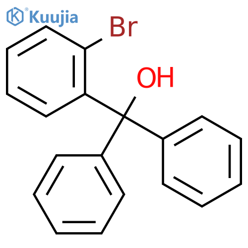 (2-Bromophenyl)diphenylmethanol structure