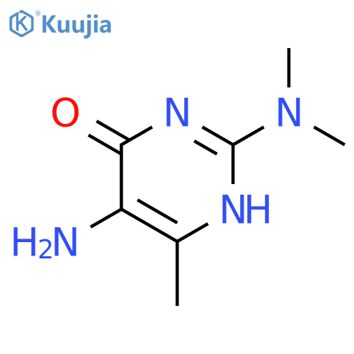 4(1H)-Pyrimidinone, 5-amino-2-(dimethylamino)-6-methyl- structure