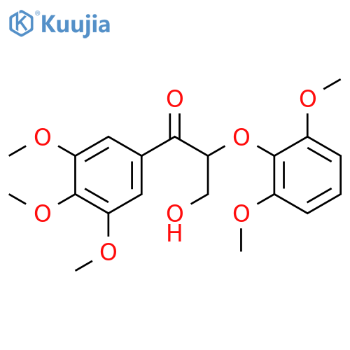 1-Propanone,2-(2,6-dimethoxyphenoxy)-3-hydroxy-1-(3,4,5-trimethoxyphenyl)- structure