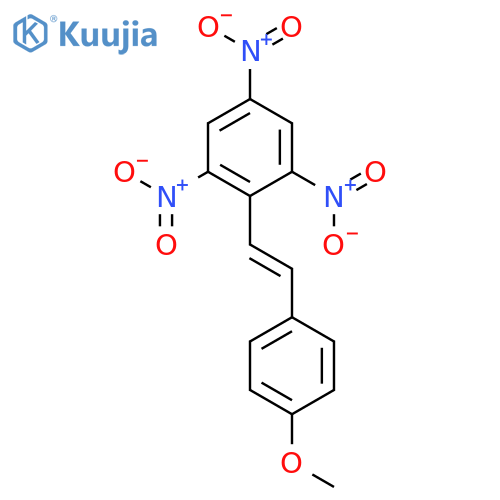 Benzene, 2-[(1E)-2-(4-methoxyphenyl)ethenyl]-1,3,5-trinitro- structure