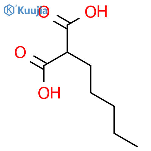 Propanedioic acid,2-pentyl- structure