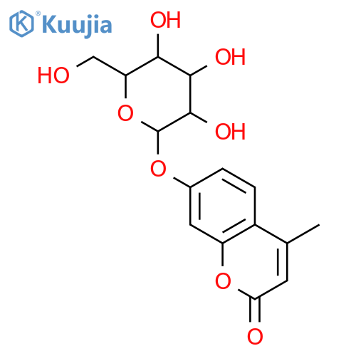 4-Methylumbelliferyl β-D-galactopyranoside structure