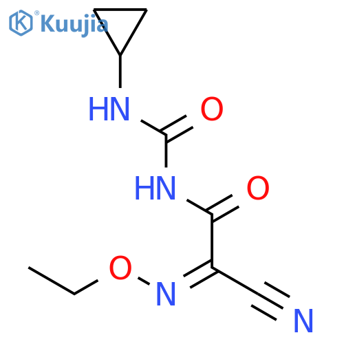 Acetamide, 2-cyano-N-[(cyclopropylamino)carbonyl]-2-(ethoxyimino)- structure