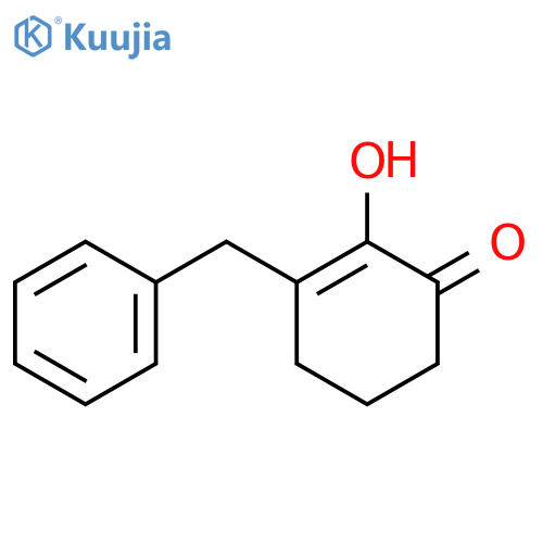 2-Cyclohexen-1-one, 2-hydroxy-3-(phenylmethyl)- structure