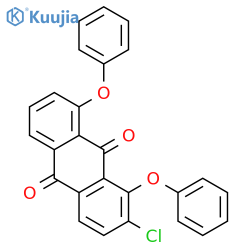 9,10-Anthracenedione, 2-chloro-1,8-diphenoxy- structure
