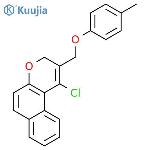 3H-Naphtho[2,1-b]pyran, 1-chloro-2-[(4-methylphenoxy)methyl]- structure