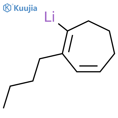 Lithium, (butylcycloheptadienyl)- structure