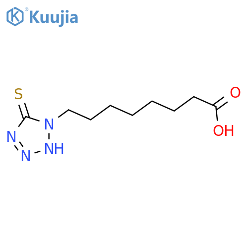 1H-Tetrazole-1-octanoic acid, 2,5-dihydro-5-thioxo- structure