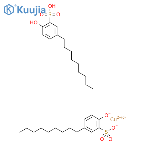 Cupric Nonylphenolsulfonate structure