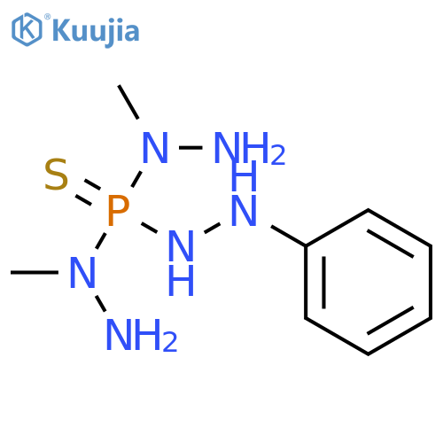 Phosphorothioic trihydrazide, 1,1'-dimethyl-2''-phenyl- structure