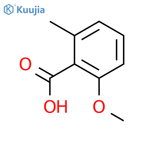 2-Methoxy-6-methylbenzoic acid structure