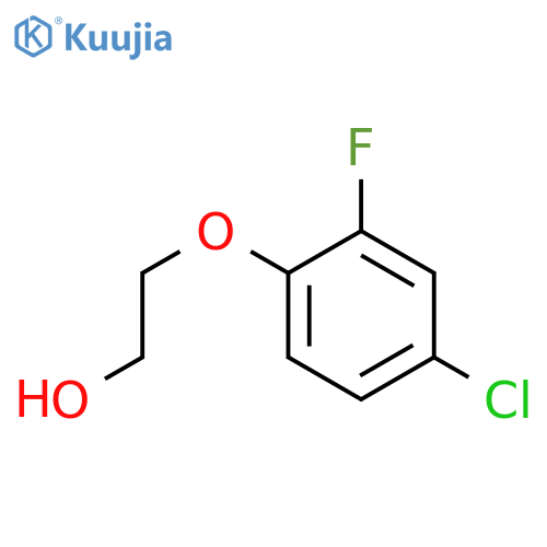 2-(4-Chloro-2-fluorophenoxy)ethanol structure