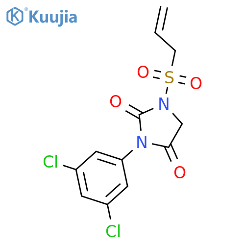 3-(3,5-dichlorophenyl)-1-(prop-2-en-1-ylsulfonyl)imidazolidine-2,4-dione structure