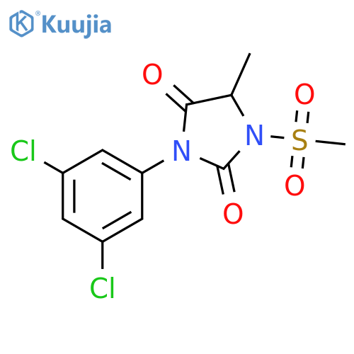 2,4-Imidazolidinedione, 3-(3,5-dichlorophenyl)-5-methyl-1-(methylsulfonyl)- structure