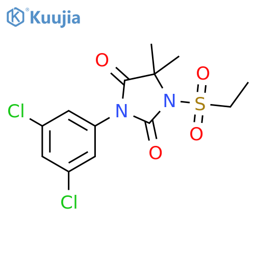 2,4-Imidazolidinedione,3-(3,5-dichlorophenyl)-1-(ethylsulfonyl)-5,5-dimethyl- structure