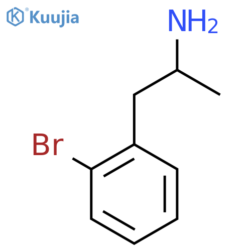 1-(2-bromophenyl)propan-2-amine structure