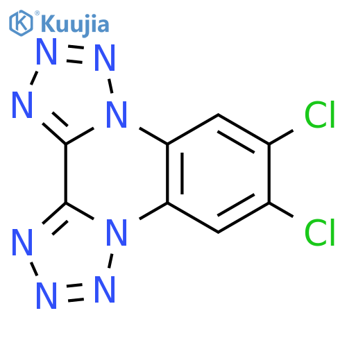 DITETRAZOLO[1,5-A:5',1'-C]QUINOXALINE, 9,10-DICHLORO- structure