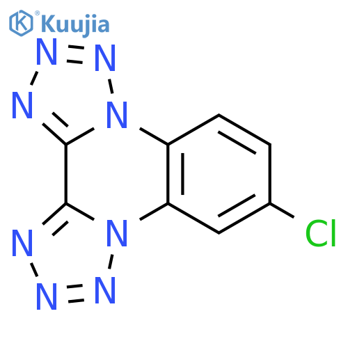 Ditetrazolo[1,5-a:5',1'-c]quinoxaline, 9-chloro- structure