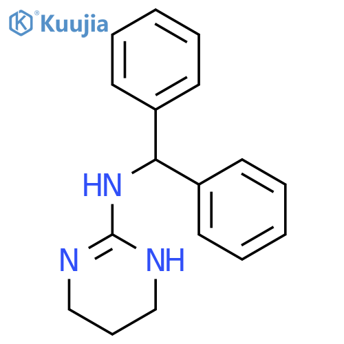 2-Pyrimidinamine, N-(diphenylmethyl)-1,4,5,6-tetrahydro- structure