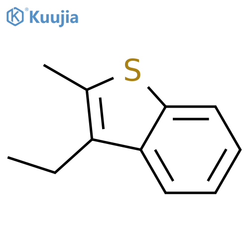Benzo[b]thiophene, 3-ethyl-2-methyl- structure