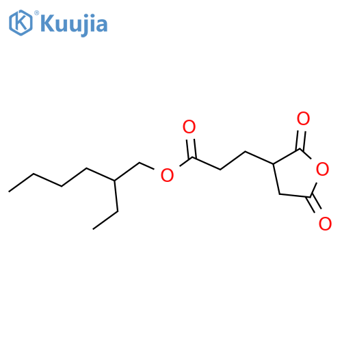 3-FURANPROPANOIC ACID, TETRAHYDRO-2,5-DIOXO-, 2-ETHYLHEXYL ESTER structure
