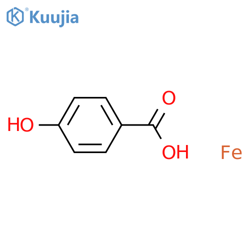 Benzoic acid, 4-hydroxy-, iron(5+) salt (1:) structure