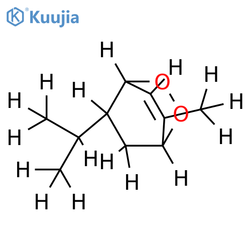 (3alpha,4alpha,6alpha)-3,6-Epidioxy-p-menth-1-ene structure