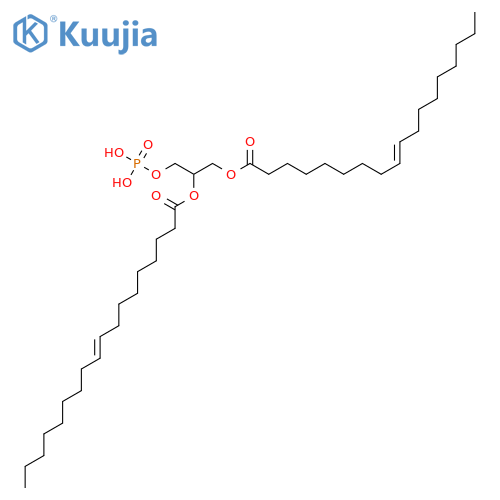[(2R)-2-[(Z)-octadec-9-enoyl]oxy-3-phosphonooxy-propyl] (Z)-octadec-9-enoate structure