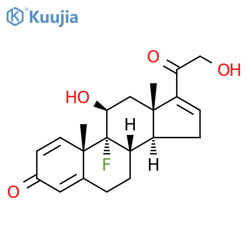 (8S,9R,10S,11S,13S,14S)-9-Fluoro-11-hydroxy-17-(2-hydroxyacetyl)-10,13-dimethyl-6,7,8,9,10,11,12,13,14,15-decahydro-3H-cyclopentaaphenanthren-3-one structure