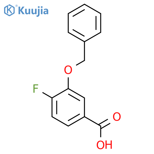 3-Benzyloxy-4-fluorobenzoic acid structure
