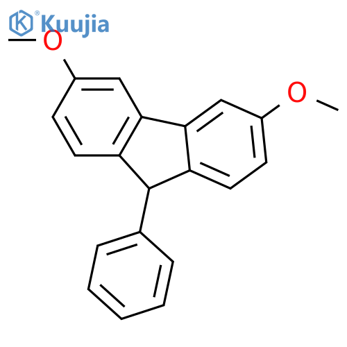3,6-dimethoxy-9-phenyl-9H-fluorene structure