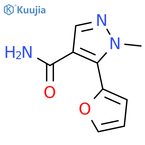 1H-Pyrazole-4-carboxamide, 5-(2-furanyl)-1-methyl- structure