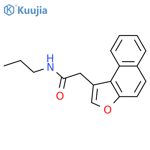 2-{naphtho2,1-bfuran-1-yl}-N-propylacetamide structure