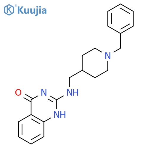 4(1H)-QUINAZOLINONE, 2-[[[1-(PHENYLMETHYL)-4-PIPERIDINYL]METHYL]AMINO]- structure
