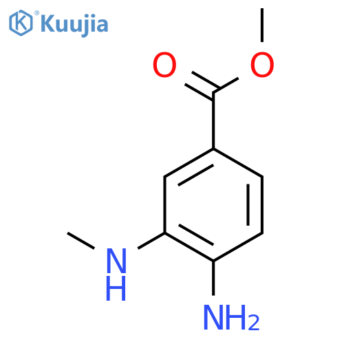 Methyl 4-amino-3-(methylamino)benzoate structure