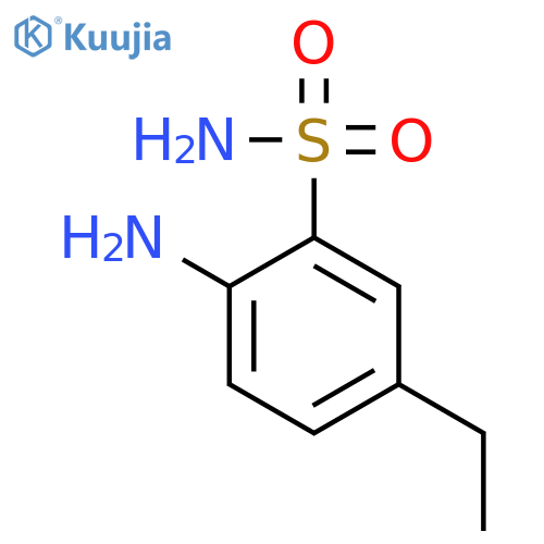 Benzenesulfonamide, 2-amino-5-ethyl- (9CI) structure
