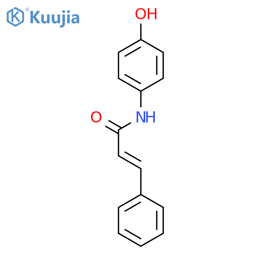 (2E)-N-(4-hydroxyphenyl)-3-phenylprop-2-enamide structure
