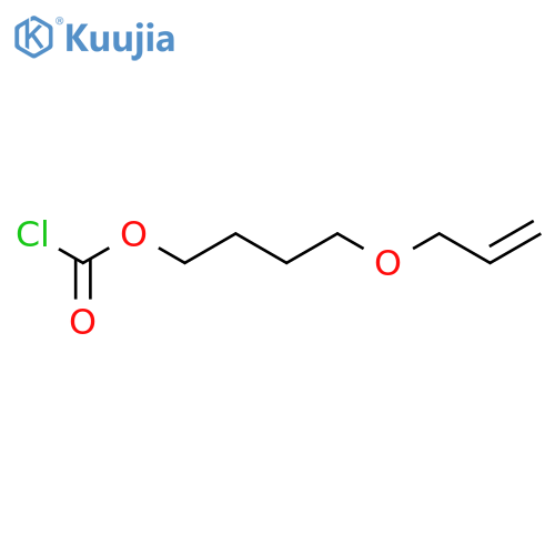 Carbonochloridic acid, 4-(2-propenyloxy)butyl ester structure