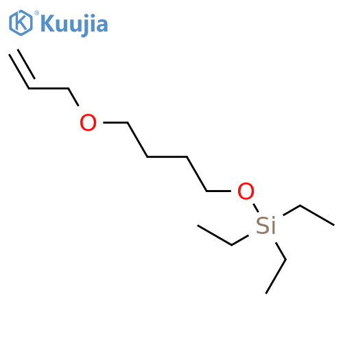 Silane, triethyl[4-(2-propenyloxy)butoxy]- structure