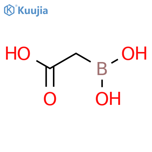 2-(dihydroxyboranyl)acetic acid structure